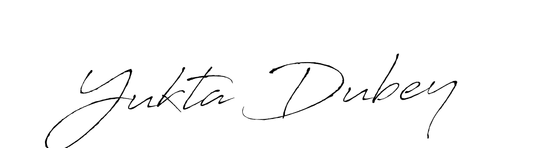 The best way (Antro_Vectra) to make a short signature is to pick only two or three words in your name. The name Yukta Dubey include a total of six letters. For converting this name. Yukta Dubey signature style 6 images and pictures png