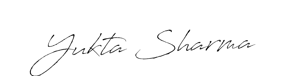 Also You can easily find your signature by using the search form. We will create Yukta Sharma name handwritten signature images for you free of cost using Antro_Vectra sign style. Yukta Sharma signature style 6 images and pictures png