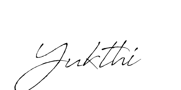 Create a beautiful signature design for name Yukthi. With this signature (Antro_Vectra) fonts, you can make a handwritten signature for free. Yukthi signature style 6 images and pictures png