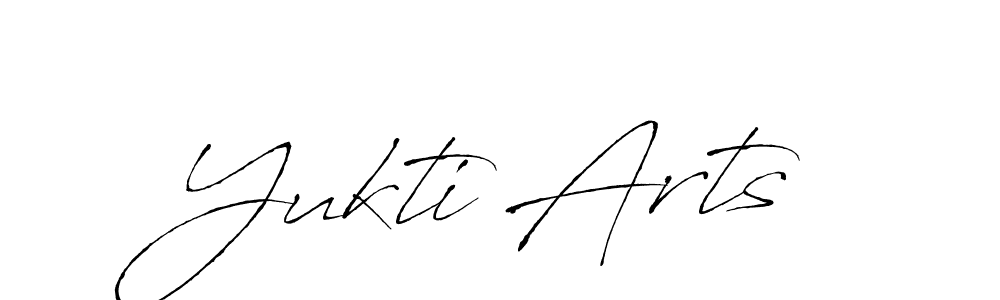 if you are searching for the best signature style for your name Yukti Arts. so please give up your signature search. here we have designed multiple signature styles  using Antro_Vectra. Yukti Arts signature style 6 images and pictures png