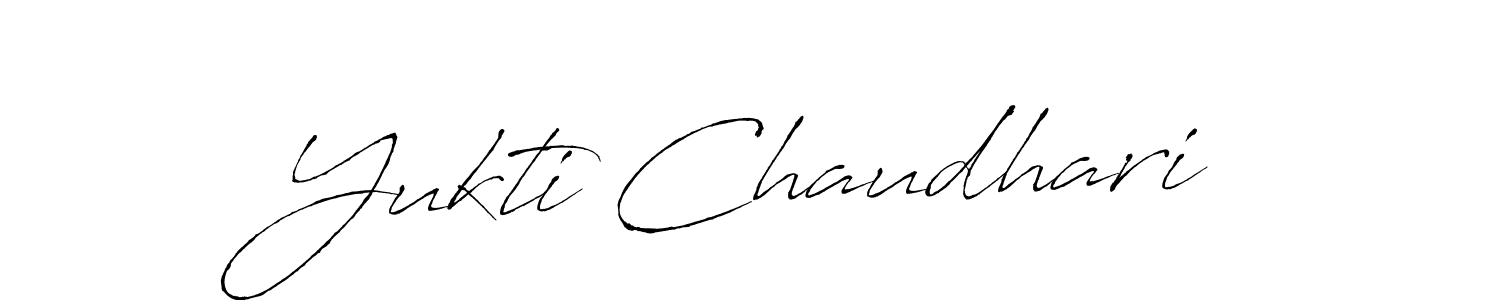 Also You can easily find your signature by using the search form. We will create Yukti Chaudhari name handwritten signature images for you free of cost using Antro_Vectra sign style. Yukti Chaudhari signature style 6 images and pictures png