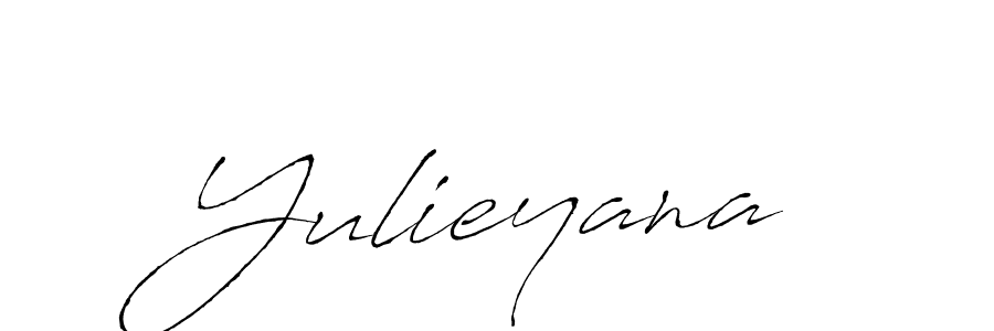 How to make Yulieyana signature? Antro_Vectra is a professional autograph style. Create handwritten signature for Yulieyana name. Yulieyana signature style 6 images and pictures png