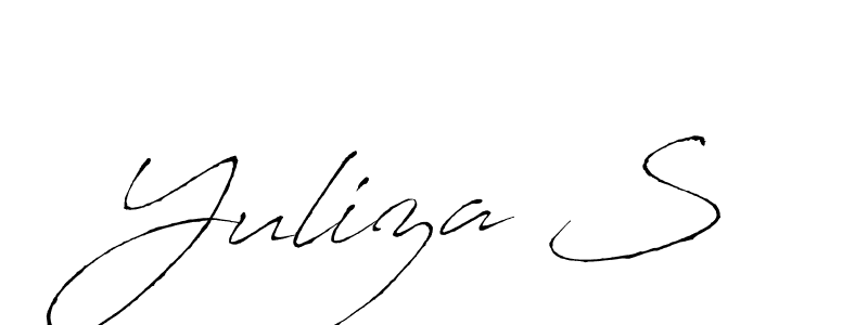 Make a beautiful signature design for name Yuliza S. Use this online signature maker to create a handwritten signature for free. Yuliza S signature style 6 images and pictures png