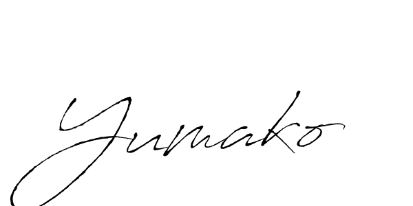 Also You can easily find your signature by using the search form. We will create Yumako name handwritten signature images for you free of cost using Antro_Vectra sign style. Yumako signature style 6 images and pictures png