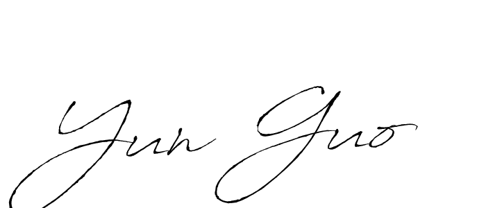 Similarly Antro_Vectra is the best handwritten signature design. Signature creator online .You can use it as an online autograph creator for name Yun Guo. Yun Guo signature style 6 images and pictures png