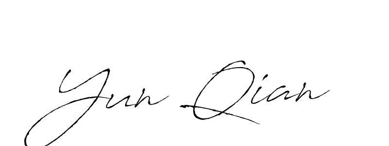 Also You can easily find your signature by using the search form. We will create Yun Qian name handwritten signature images for you free of cost using Antro_Vectra sign style. Yun Qian signature style 6 images and pictures png
