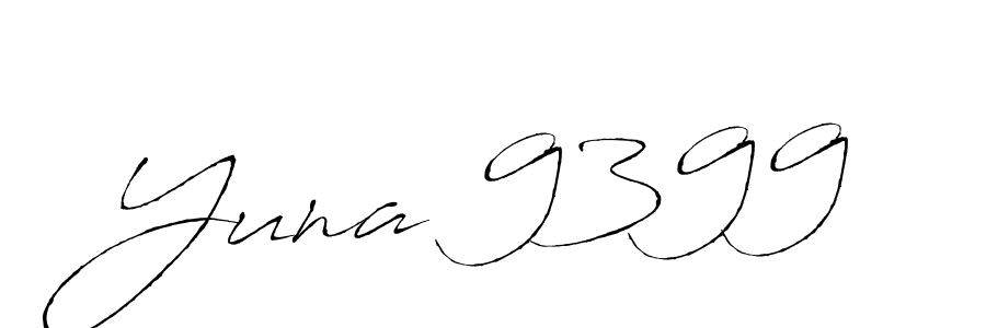 Design your own signature with our free online signature maker. With this signature software, you can create a handwritten (Antro_Vectra) signature for name Yuna 9399. Yuna 9399 signature style 6 images and pictures png