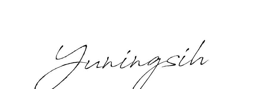 Also we have Yuningsih name is the best signature style. Create professional handwritten signature collection using Antro_Vectra autograph style. Yuningsih signature style 6 images and pictures png