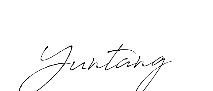 Once you've used our free online signature maker to create your best signature Antro_Vectra style, it's time to enjoy all of the benefits that Yuntang name signing documents. Yuntang signature style 6 images and pictures png