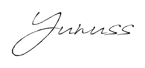 An effortless, minimalist signature concept for Yunuss using Antro_Vectra design. Clean lines that look great on any document. Yunuss signature style 6 images and pictures png