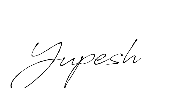 Make a beautiful signature design for name Yupesh. With this signature (Antro_Vectra) style, you can create a handwritten signature for free. Yupesh signature style 6 images and pictures png