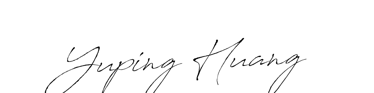 How to make Yuping Huang signature? Antro_Vectra is a professional autograph style. Create handwritten signature for Yuping Huang name. Yuping Huang signature style 6 images and pictures png