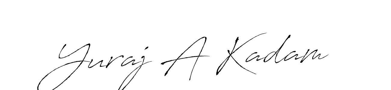 Antro_Vectra is a professional signature style that is perfect for those who want to add a touch of class to their signature. It is also a great choice for those who want to make their signature more unique. Get Yuraj A Kadam name to fancy signature for free. Yuraj A Kadam signature style 6 images and pictures png