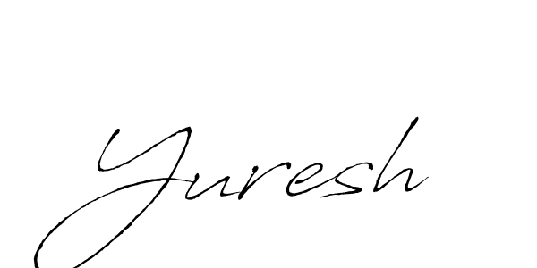 Also we have Yuresh name is the best signature style. Create professional handwritten signature collection using Antro_Vectra autograph style. Yuresh signature style 6 images and pictures png