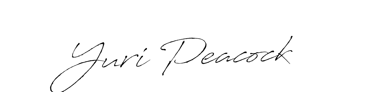 How to make Yuri Peacock signature? Antro_Vectra is a professional autograph style. Create handwritten signature for Yuri Peacock name. Yuri Peacock signature style 6 images and pictures png