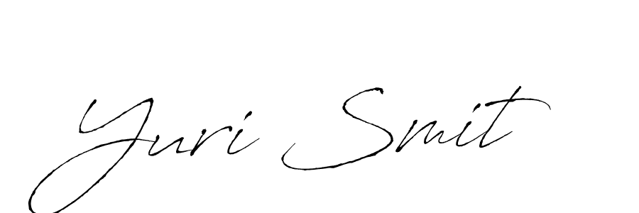 Design your own signature with our free online signature maker. With this signature software, you can create a handwritten (Antro_Vectra) signature for name Yuri Smit. Yuri Smit signature style 6 images and pictures png