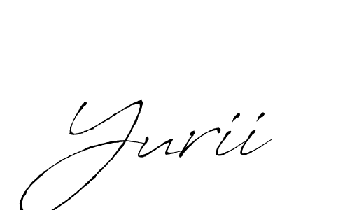 Also we have Yurii name is the best signature style. Create professional handwritten signature collection using Antro_Vectra autograph style. Yurii signature style 6 images and pictures png