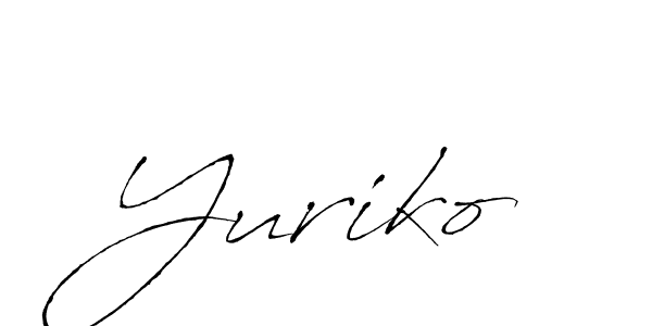 How to make Yuriko name signature. Use Antro_Vectra style for creating short signs online. This is the latest handwritten sign. Yuriko signature style 6 images and pictures png