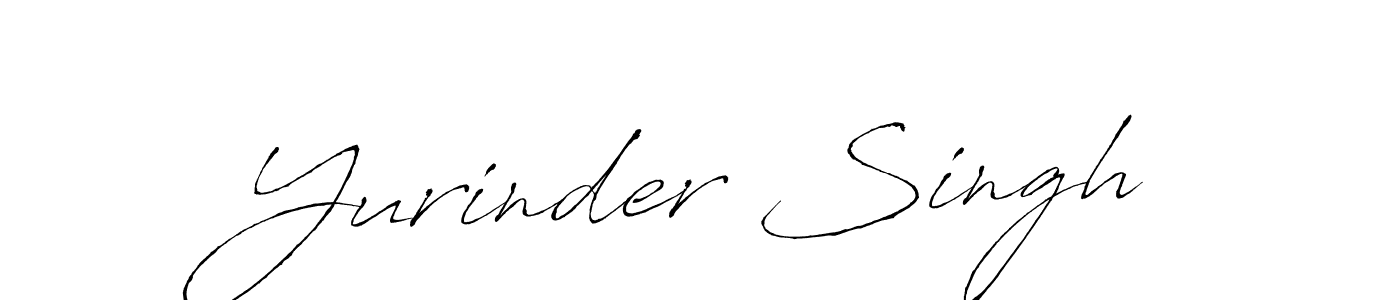 How to make Yurinder Singh signature? Antro_Vectra is a professional autograph style. Create handwritten signature for Yurinder Singh name. Yurinder Singh signature style 6 images and pictures png