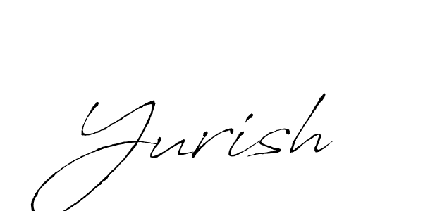 Create a beautiful signature design for name Yurish. With this signature (Antro_Vectra) fonts, you can make a handwritten signature for free. Yurish signature style 6 images and pictures png