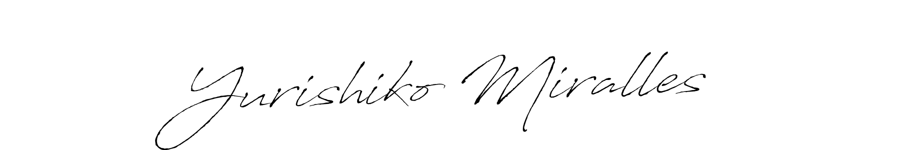 This is the best signature style for the Yurishiko Miralles name. Also you like these signature font (Antro_Vectra). Mix name signature. Yurishiko Miralles signature style 6 images and pictures png