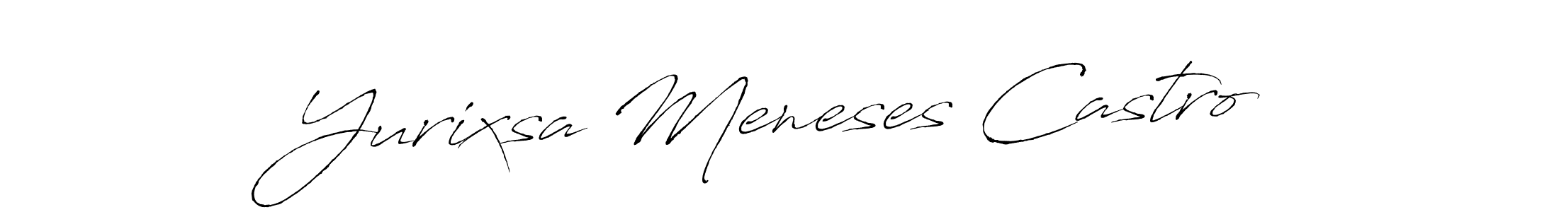 Make a beautiful signature design for name Yurixsa Meneses Castro. With this signature (Antro_Vectra) style, you can create a handwritten signature for free. Yurixsa Meneses Castro signature style 6 images and pictures png