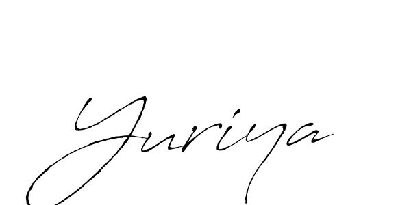 You should practise on your own different ways (Antro_Vectra) to write your name (Yuriya) in signature. don't let someone else do it for you. Yuriya signature style 6 images and pictures png