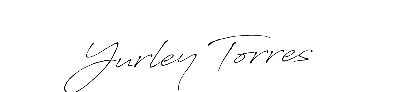 Yurley Torres stylish signature style. Best Handwritten Sign (Antro_Vectra) for my name. Handwritten Signature Collection Ideas for my name Yurley Torres. Yurley Torres signature style 6 images and pictures png