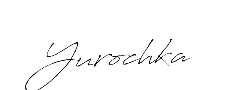 Make a beautiful signature design for name Yurochka. With this signature (Antro_Vectra) style, you can create a handwritten signature for free. Yurochka signature style 6 images and pictures png