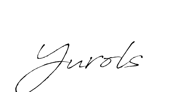 Make a beautiful signature design for name Yurols. With this signature (Antro_Vectra) style, you can create a handwritten signature for free. Yurols signature style 6 images and pictures png