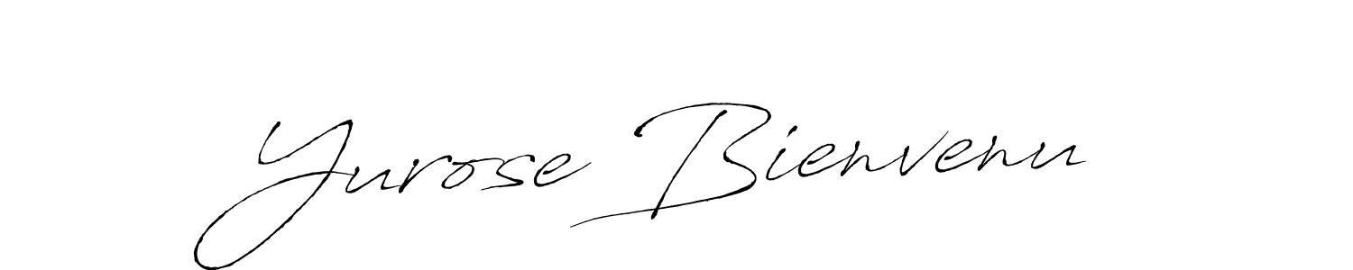 This is the best signature style for the Yurose Bienvenu name. Also you like these signature font (Antro_Vectra). Mix name signature. Yurose Bienvenu signature style 6 images and pictures png