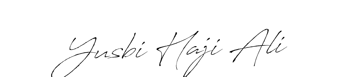 Once you've used our free online signature maker to create your best signature Antro_Vectra style, it's time to enjoy all of the benefits that Yusbi Haji Ali name signing documents. Yusbi Haji Ali signature style 6 images and pictures png