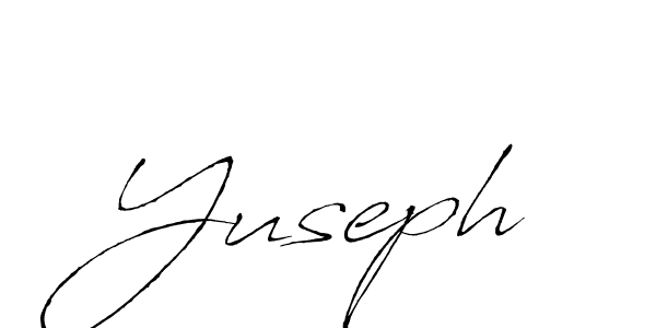 Yuseph stylish signature style. Best Handwritten Sign (Antro_Vectra) for my name. Handwritten Signature Collection Ideas for my name Yuseph. Yuseph signature style 6 images and pictures png