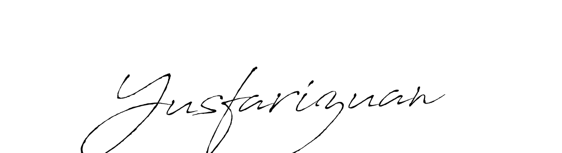 How to make Yusfarizuan signature? Antro_Vectra is a professional autograph style. Create handwritten signature for Yusfarizuan name. Yusfarizuan signature style 6 images and pictures png