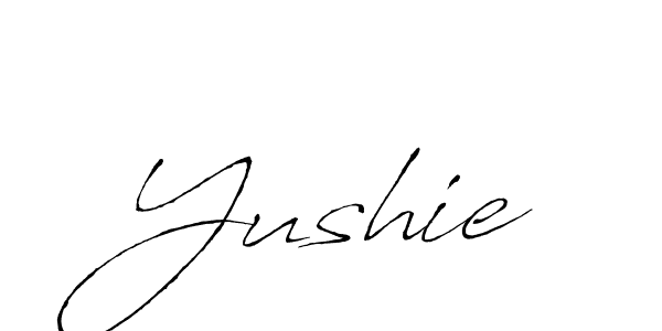 Once you've used our free online signature maker to create your best signature Antro_Vectra style, it's time to enjoy all of the benefits that Yushie name signing documents. Yushie signature style 6 images and pictures png