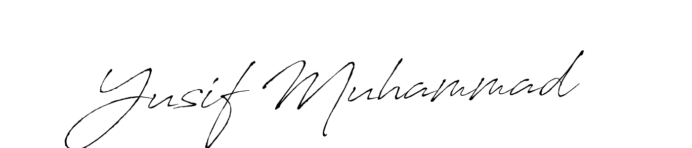 It looks lik you need a new signature style for name Yusif Muhammad. Design unique handwritten (Antro_Vectra) signature with our free signature maker in just a few clicks. Yusif Muhammad signature style 6 images and pictures png