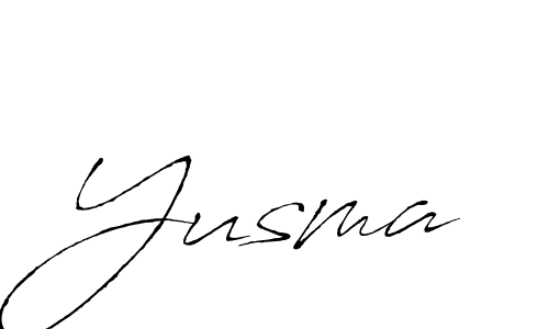 Also we have Yusma name is the best signature style. Create professional handwritten signature collection using Antro_Vectra autograph style. Yusma signature style 6 images and pictures png