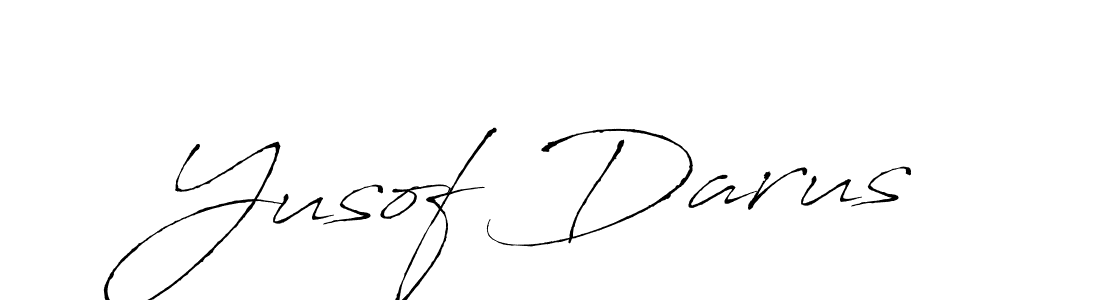 Create a beautiful signature design for name Yusof Darus. With this signature (Antro_Vectra) fonts, you can make a handwritten signature for free. Yusof Darus signature style 6 images and pictures png