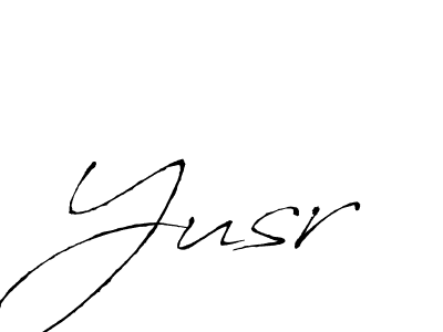 Use a signature maker to create a handwritten signature online. With this signature software, you can design (Antro_Vectra) your own signature for name Yusr. Yusr signature style 6 images and pictures png