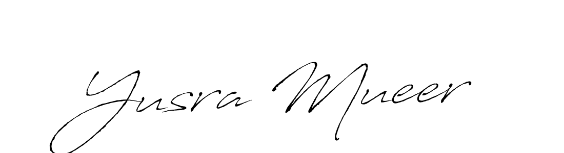 Use a signature maker to create a handwritten signature online. With this signature software, you can design (Antro_Vectra) your own signature for name Yusra Mueer. Yusra Mueer signature style 6 images and pictures png