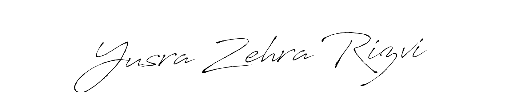 Make a beautiful signature design for name Yusra Zehra Rizvi. Use this online signature maker to create a handwritten signature for free. Yusra Zehra Rizvi signature style 6 images and pictures png