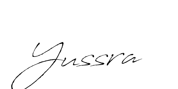 Also we have Yussra name is the best signature style. Create professional handwritten signature collection using Antro_Vectra autograph style. Yussra signature style 6 images and pictures png