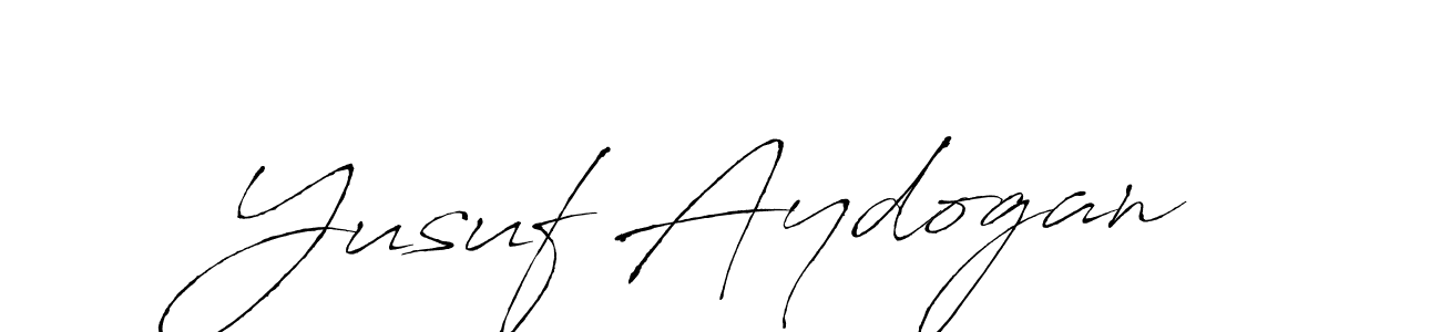 Create a beautiful signature design for name Yusuf Aydogan. With this signature (Antro_Vectra) fonts, you can make a handwritten signature for free. Yusuf Aydogan signature style 6 images and pictures png