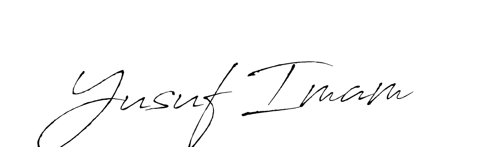 Create a beautiful signature design for name Yusuf Imam. With this signature (Antro_Vectra) fonts, you can make a handwritten signature for free. Yusuf Imam signature style 6 images and pictures png