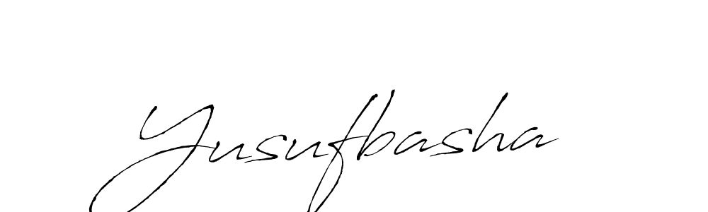 Create a beautiful signature design for name Yusufbasha. With this signature (Antro_Vectra) fonts, you can make a handwritten signature for free. Yusufbasha signature style 6 images and pictures png