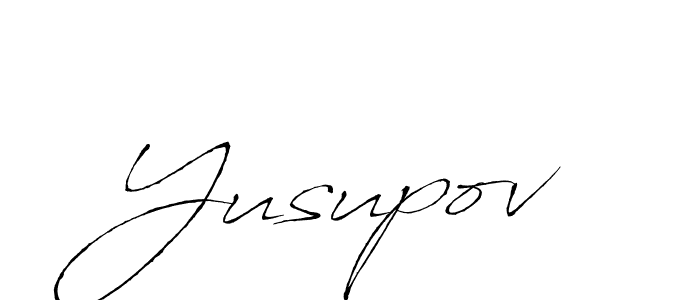 Use a signature maker to create a handwritten signature online. With this signature software, you can design (Antro_Vectra) your own signature for name Yusupov. Yusupov signature style 6 images and pictures png