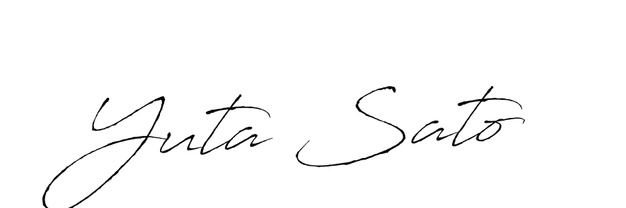 Also we have Yuta Sato name is the best signature style. Create professional handwritten signature collection using Antro_Vectra autograph style. Yuta Sato signature style 6 images and pictures png