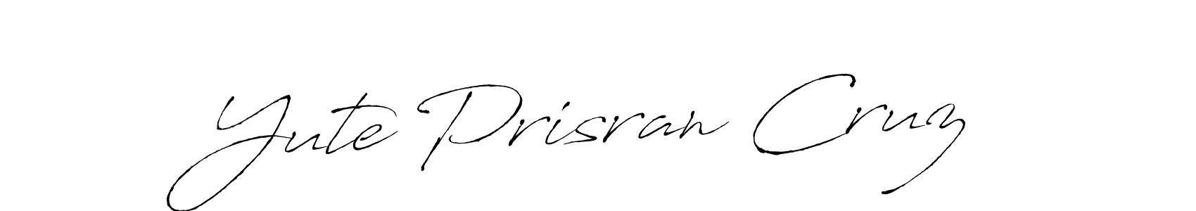 Also You can easily find your signature by using the search form. We will create Yute Prisran Cruz name handwritten signature images for you free of cost using Antro_Vectra sign style. Yute Prisran Cruz signature style 6 images and pictures png