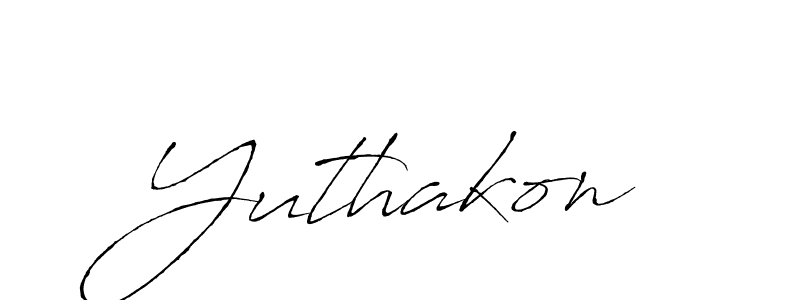 The best way (Antro_Vectra) to make a short signature is to pick only two or three words in your name. The name Yuthakon include a total of six letters. For converting this name. Yuthakon signature style 6 images and pictures png