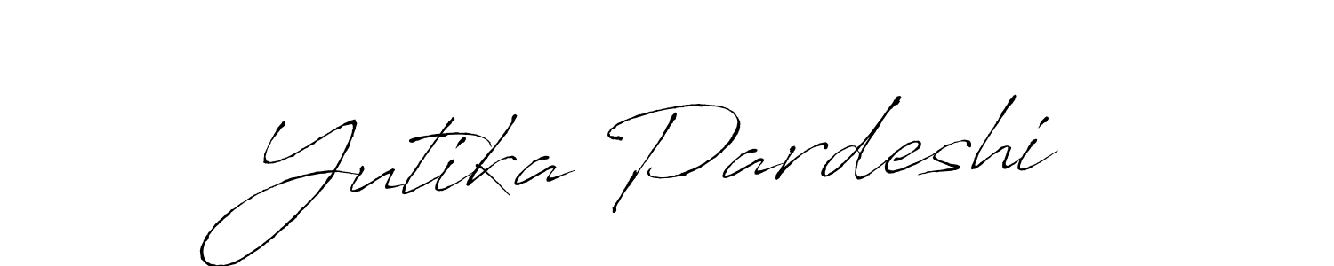 You can use this online signature creator to create a handwritten signature for the name Yutika Pardeshi. This is the best online autograph maker. Yutika Pardeshi signature style 6 images and pictures png